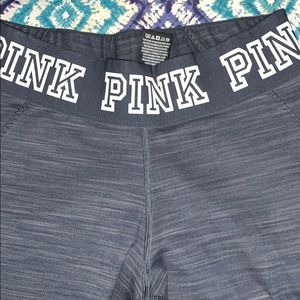 Grey pink victoria secret legging